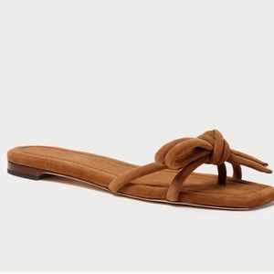 Loeffler Randall Hadley Bow Slides (current season) in Cacao